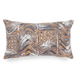 Liora Manne Visions IV Bambara Indoor Outdoor Decorative Pillow Indigo