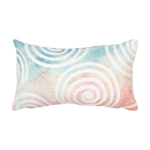 Liora Manne Visions IV Curl Indoor Outdoor Decorative Pillow Pastel