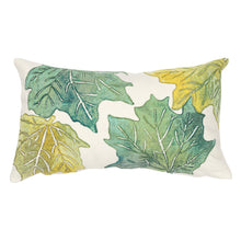 Load image into Gallery viewer, Liora Manne Visions IV Leaf Toss Indoor Outdoor Decorative Pillow Forest Cloud