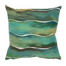 Load image into Gallery viewer, Liora Manne Visions IV Swell Indoor Outdoor Decorative Pillow Seaglass