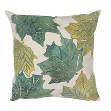 Load image into Gallery viewer, Liora Manne Visions IV Leaf Toss Indoor Outdoor Decorative Pillow Forest Cloud