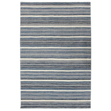 Load image into Gallery viewer, Liora Manne Aruba Faded Stripe Indoor Area Rug Denim
