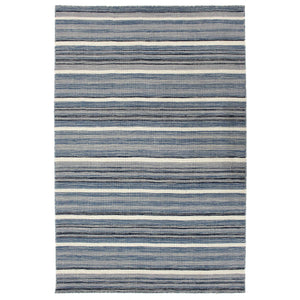 Liora Manne Aruba Faded Stripe Indoor Area Rug Denim
