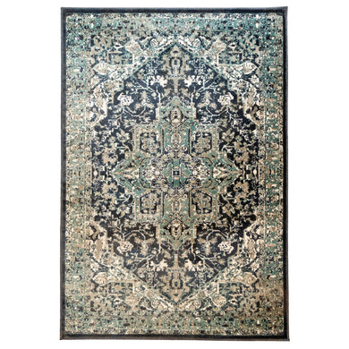 Liora Manne Aurora Medallion Indoor Area Rug Blue