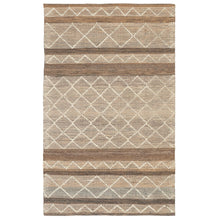 Load image into Gallery viewer, Liora Manne Artista Diamond Stripe Indoor Outdoor Area Rug Sisal