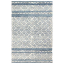 Load image into Gallery viewer, Liora Manne Artista Diamond Stripe Indoor Outdoor Area Rug Denim