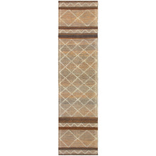 Load image into Gallery viewer, Liora Manne Artista Diamond Stripe Indoor Outdoor Area Rug Sisal