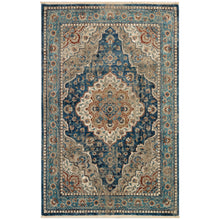 Load image into Gallery viewer, Liora Manne Ashford Medallion Indoor Area Rug Blue