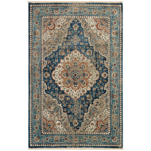 Liora Manne Ashford Medallion Indoor Area Rug Blue