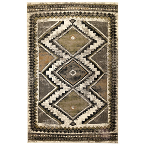 Liora Manne Ashford Diamond Trio Indoor Area Rug Grey