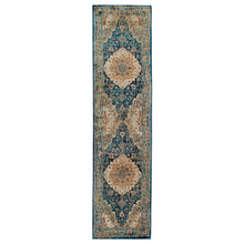 Load image into Gallery viewer, Liora Manne Ashford Medallion Indoor Area Rug Blue