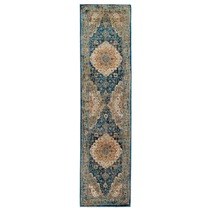 Liora Manne Ashford Medallion Indoor Area Rug Blue