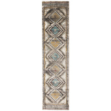 Load image into Gallery viewer, Liora Manne Ashford Diamond Trio Indoor Area Rug Ivory Blue