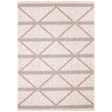 Load image into Gallery viewer, Liora Manne Avena Diamond  Stripe Indoor Outdoor Area Rug Ivory