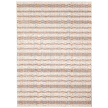 Load image into Gallery viewer, Liora Manne Avena Mosaic Stripe Indoor Outdoor Area Rug Ivory