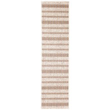 Load image into Gallery viewer, Liora Manne Avena Mosaic Stripe Indoor Outdoor Area Rug Ivory