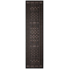 Load image into Gallery viewer, Liora Manne Avena Mosaic Stripe Indoor Outdoor Area Rug Midnight