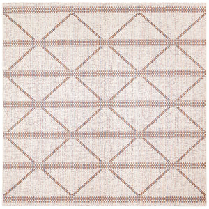 Liora Manne Avena Diamond  Stripe Indoor Outdoor Area Rug Ivory