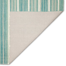 Load image into Gallery viewer, Liora Manne Aruba Faded Stripe Indoor Area Rug Aqua