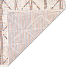 Load image into Gallery viewer, Liora Manne Avena Diamond  Stripe Indoor Outdoor Area Rug Ivory