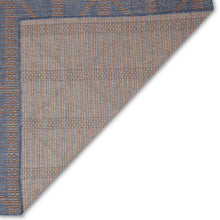 Load image into Gallery viewer, Liora Manne Avena Diamond Stripe Indoor Outdoor Area Rug Denim
