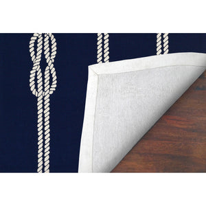 Liora Manne Capri Ropes Indoor Outdoor Area Rug Navy