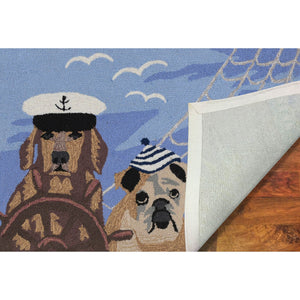 Liora Manne Frontporch Arrf Ye Mateys Indoor Outdoor Area Rug Ocean