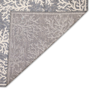 Liora Manne Cove  Coral Indoor Outdoor Area Rug Blue
