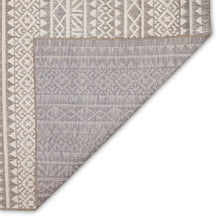 Load image into Gallery viewer, Liora Manne Cove Peruvian Stripe Indoor Outdoor Area Rug Grey