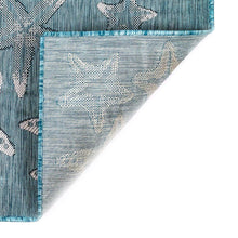 Load image into Gallery viewer, Liora Manne Carmel Starfish Indoor Outdoor Area Rug Aqua