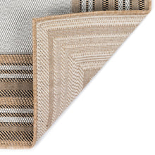 Load image into Gallery viewer, Liora Manne Carmel Multi Border Indoor Outdoor Area Rug Sand