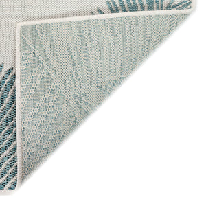 Liora Manne Carmel Palm Indoor Outdoor Area Rug Aqua