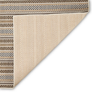 Liora Manne Carmel Rope Stripe Indoor Outdoor Area Rug Sand