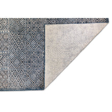 Load image into Gallery viewer, Liora Manne Carmel Patchwork Kilim Indoor Outdoor Area Rug Navy