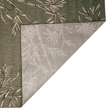 Load image into Gallery viewer, Liora Manne Carmel Bamboo Border Indoor Outdoor Area Rug Green