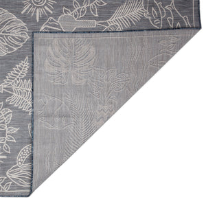 Liora Manne Carmel Collage Indoor Outdoor Area Rug Navy