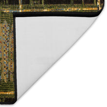 Load image into Gallery viewer, Liora Manne Esencia Tribal Stripe Indoor Outdoor Mat Green