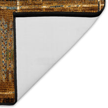 Load image into Gallery viewer, Liora Manne Esencia Tribal Stripe Indoor Outdoor Mat Gold
