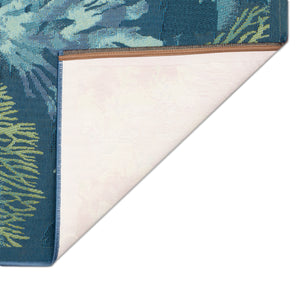 Liora Manne Esencia Coral Garden Indoor Outdoor Mat Lapis