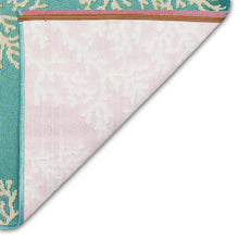 Load image into Gallery viewer, Liora Manne Esencia Coral Edge Indoor Outdoor Mat Aqua