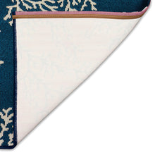 Load image into Gallery viewer, Liora Manne Esencia Coral Edge Indoor Outdoor Mat Navy