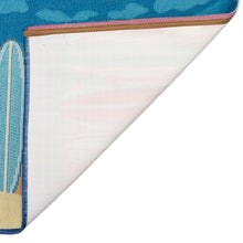 Load image into Gallery viewer, Liora Manne Esencia Surf Break Indoor Outdoor Mat Blue