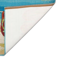 Load image into Gallery viewer, Liora Manne Esencia Flip Flops Forever Indoor Outdoor Mat Blue
