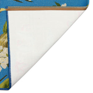 Liora Manne Esencia Robin's Nest Indoor Outdoor Mat Blue