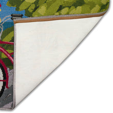 Load image into Gallery viewer, Liora Manne Esencia Summer Ride Indoor Outdoor Mat Blue