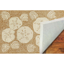 Load image into Gallery viewer, Liora Manne Frontporch Shell Toss Indoor Outdoor Area Rug Natural