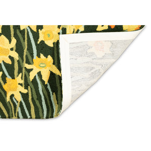 Liora Manne Frontporch Daffodil Indoor Outdoor Area Rug Green