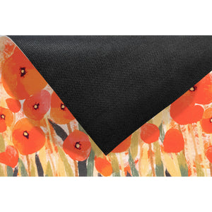 Liora Manne Illusions Poppies Indoor Outdoor Mat Red