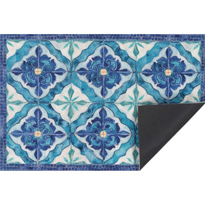 Liora Manne Illusions Madrid Indoor Outdoor Mat Ocean