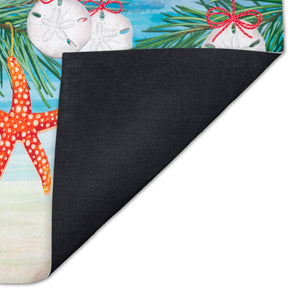 Liora Manne Illusions Coastal Christmas Ornaments Indoor Outdoor Mat Ocean